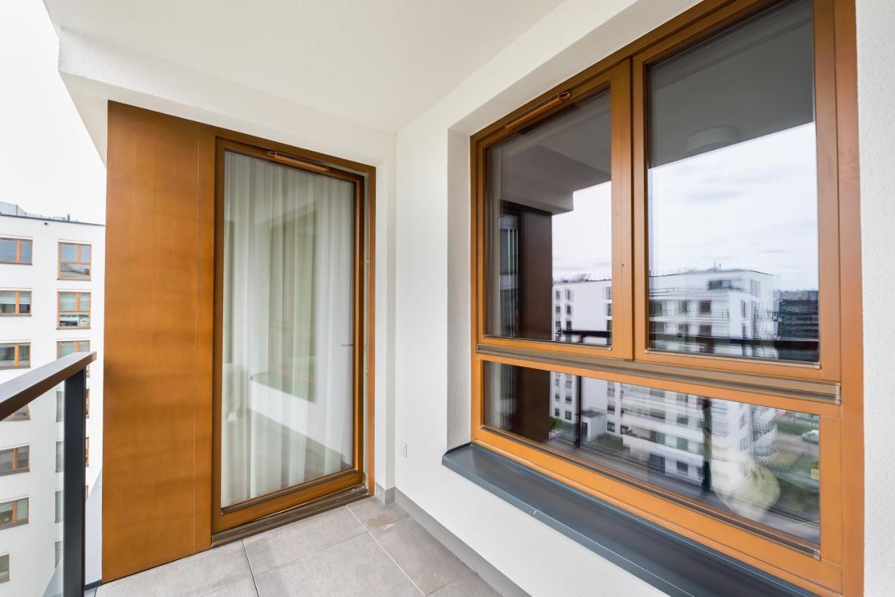 Postepu Comfort Apartment Warschau Buitenkant foto