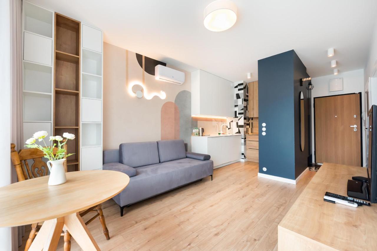 Postepu Comfort Apartment Warschau Buitenkant foto
