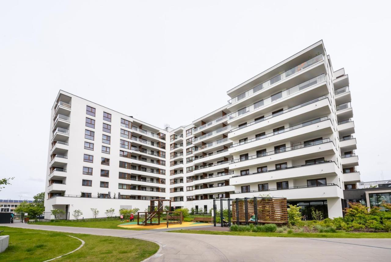 Postepu Comfort Apartment Warschau Buitenkant foto