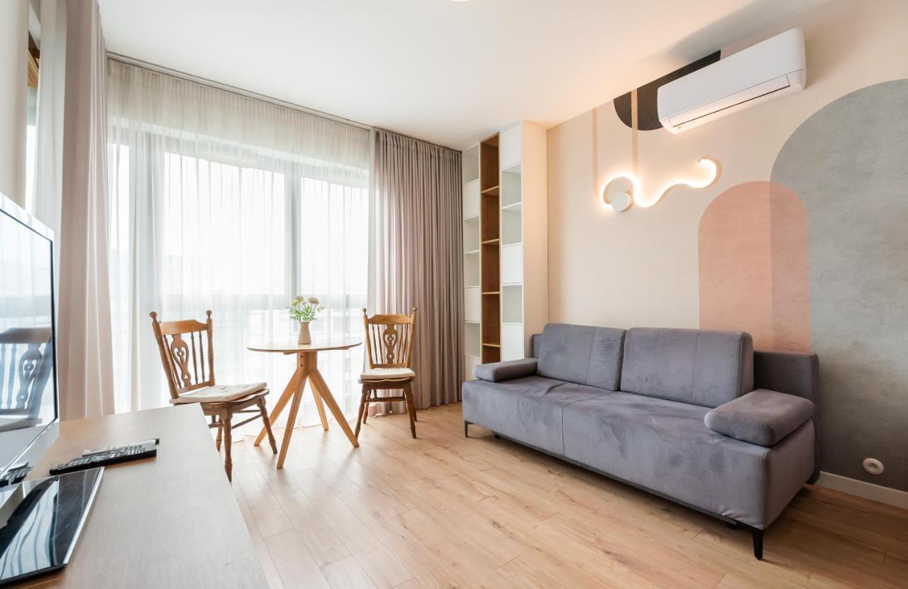 Postepu Comfort Apartment Warschau Buitenkant foto